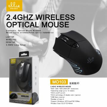ELLIE MO103 Mouse ottico senza fili con ricevitore usb