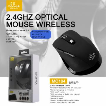 ELLIE MO104 Mouse ottico senza fili con ricevitore usb