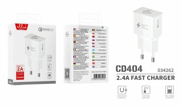 ELLIE CD404 QUICK CHARGE3.0 bianco