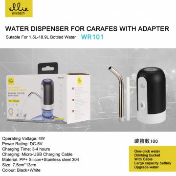 ELLIE WR101 WATER DISPENSER FOR CARAFES WITH ADAPTER