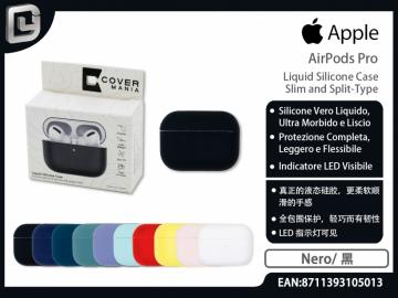 OFFERTA ELLIE Custodia Silicone Liquido Per Airpds ProTipo Split 10PZ 5COLORI MISTI