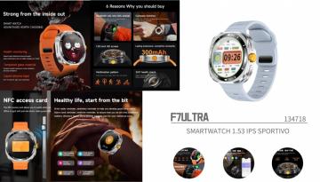 ELLITECK F7ULTRA SMARTWATCH 1.53 IPS SPORTIVO