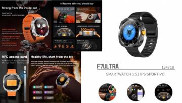 ELLITECK F7ULTRA SMARTWATCH 1.53 IPS SPORTIVO