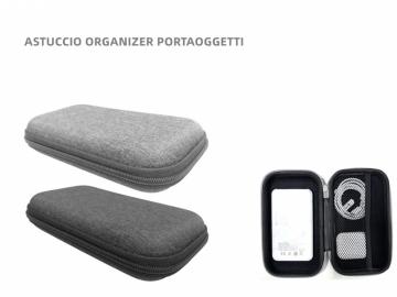 OBA ASTUCCIO ORGANIZER PORTAOGGETTI 2PEZZI GIRIGIO E NERO