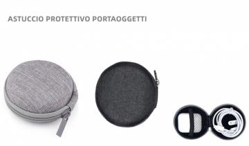 OBA ASTUCCIO PROTETTIVO PORTAOGGETTI 2PEZZI GRIGIO E NERO