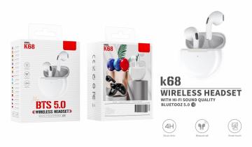 K68 Bluetooth Earphones