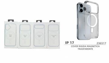 ELLITECK IPHONE 17 COVER RIGIDA MAGNETICA TRASPARENTE