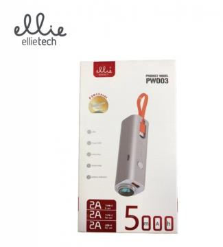 ELLIE PW003 POWER BANK CON TORCIA  5000MAH 2A