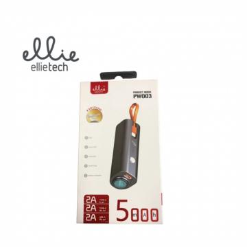 ELLIE PW003 POWER BANK CON TORCIA  5000MAH 2A