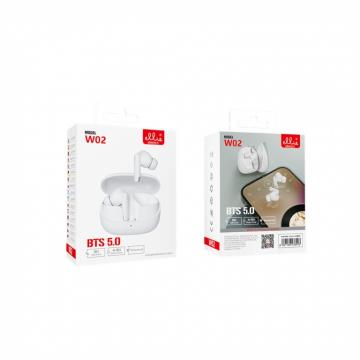 ELLIE W02 BIANCO bluetooth earphone bts 5.0