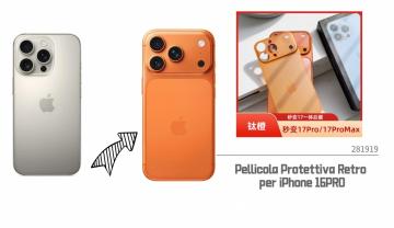Pellicola Protettiva Retro per iPhone 16PRO
