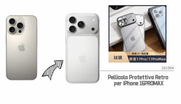 Pellicola Protettiva Retro per iPhone 16PROMAX