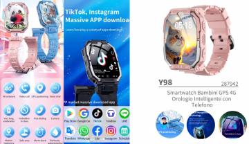 ELLITECK Y98 Smartwatch Bambini GPS 4G