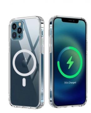 IPHONE 14 PLUS COVER RIGIDA TRASPARENTE MAGNETICA