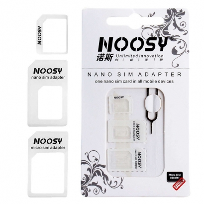 Noosy nano sim adapter micro sim adattatore