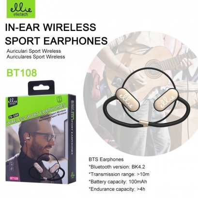 Ellie BT108 auricolare wireless da sport in-ear