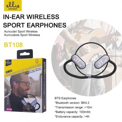 Ellie BT108 auricolare wireless da sport in-ear