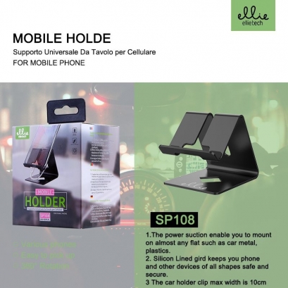 Ellie SP108 supporto da tavolo per cellulare universale