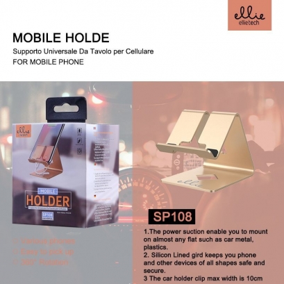 Ellie SP108 supporto da tavolo per cellulare universale