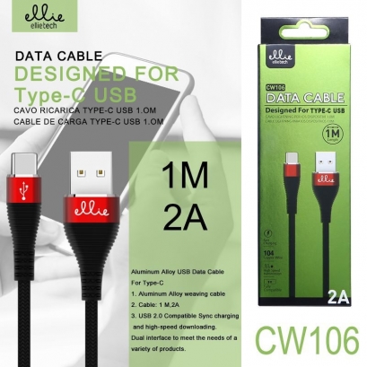 Ellie CW106 cavo type-c, 2a, 1m