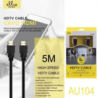Ellie AU104 cavo HDMI 5m