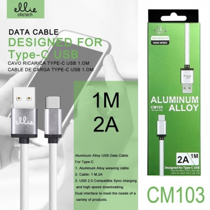 Ellie CM103 cavo type-c, 2a, 1m