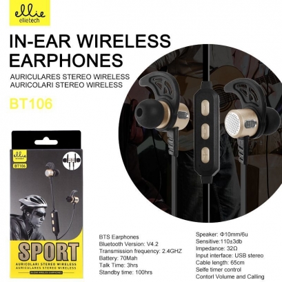 Ellie BT106 auricolari bluetooth