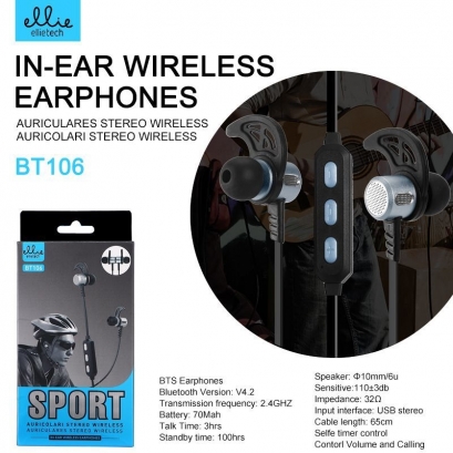 Ellie BT106 auricolari bluetooth