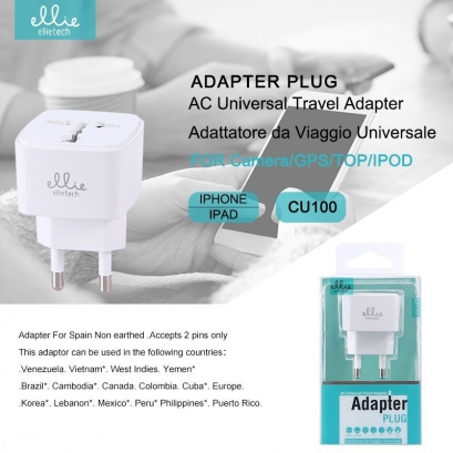 Ellie CU100 adattatore viaggio universale