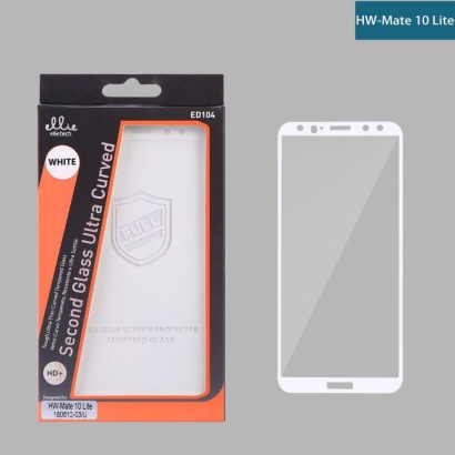 Ellie ED104 pellicola di vetro temperato full glue 4d per Huawei Mate 10 lite