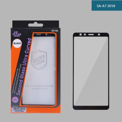Ellie ED104 pellicola di vetro temperato full glue 4d per Samsung Galaxy A7 2018
