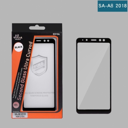 Ellie ED104 pellicola di vetro temperato full glue 4d per Samsung Galaxy A8 2018