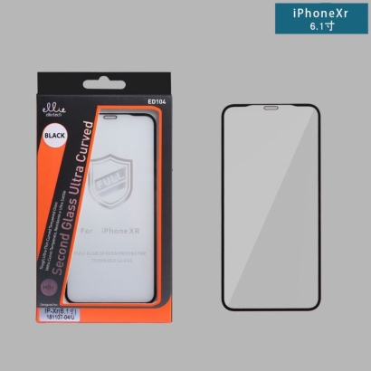 Ellie ED104 pellicola di vetro temperato full glue 4d per Iphone XR 6.1 / IPHONE 11 6.1