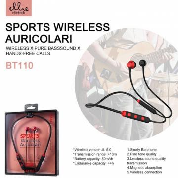 Ellie BT110 auricolari bluetooth da sporto con magnete