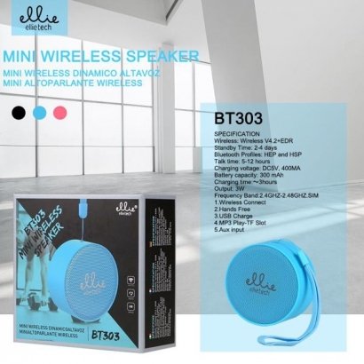 Ellie BT303 Mini Altoparlante Wireless