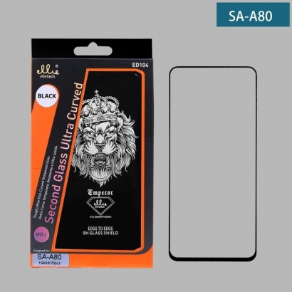 Ellie ED104 pellicola di vetro temperato full glue 4d per Samsung a80