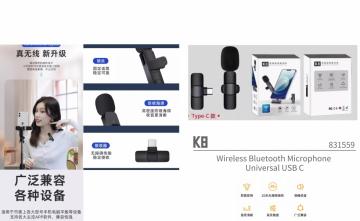 ELLITECK K8 Wireless Bluetooth Microphone Universal USB C
