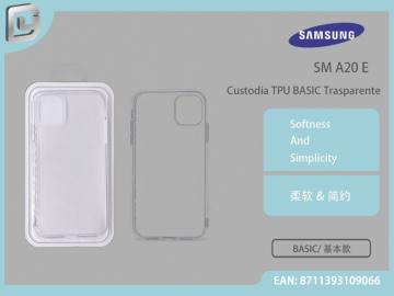 CUSTODIA TPU BASIC TRASPARENTE SAMSUNG A20E