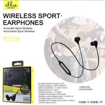 ELLIE BT109 SPORT EARPHONES WIRELESS EXTRA BASS