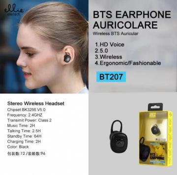 ELLIE BT207 BTS EARPHONE AURICOLARE WIRELESS