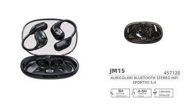 ELLITECK JM15 AURICOLARI BLUETOOTH STEREO HIFI SPORTIVI