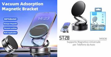 ELLITECK ST28 SUPPORTO MAGNETICO A VENTOSA