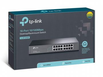 TP-Link TL-SF1016DS Switch Rack 16x10/100Mbps