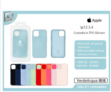 COVER IN TPU MANIA SILICONE IPHONE 12 5.4