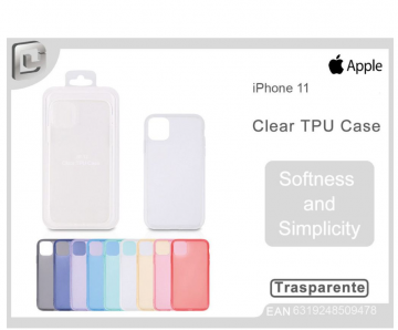 COVER PER IPHONE 11 CLEAR TPU CASE