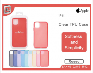 COVER PER IPHONE 11 CLEAR TPU CASE