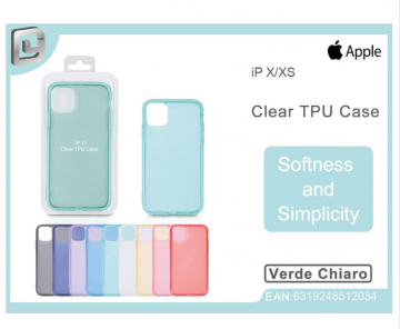 Cover per iphone X/XS clear TPU case