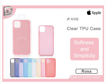 Cover per iphone X/XS clear TPU case