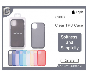 Cover per iphone X/XS clear TPU case