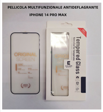 Pellicola multifunzionale antideflagrante PER IPHONE 14 PRO MAX